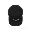 Chapéu snapback de malha com fechamento de plástico